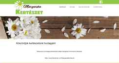 Desktop Screenshot of margaretakerteszet.hu